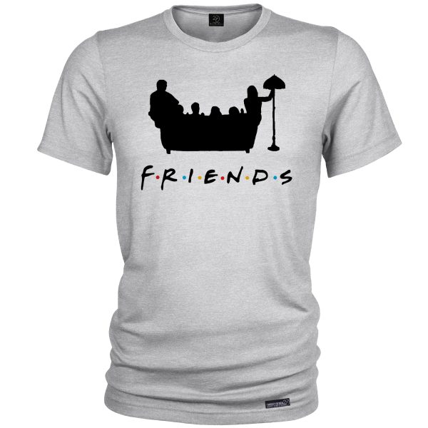 تی شرت آستین کوتاه مردانه 27 مدل Friends کد MH63