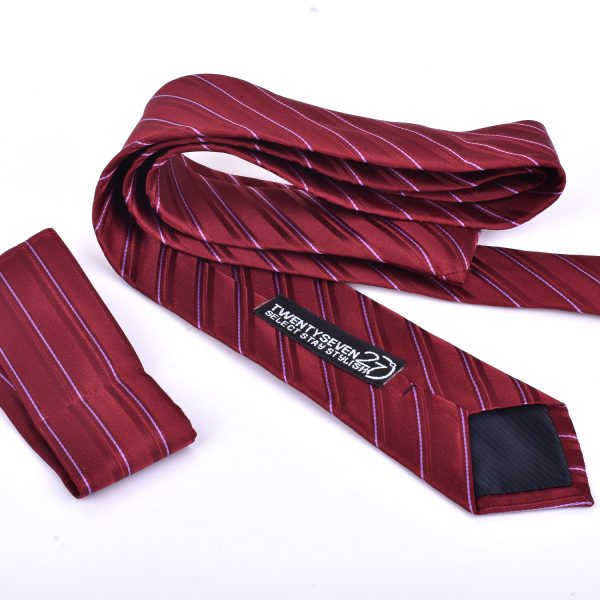 ست کراوات و دستمال جیب 27 مدل CLASSIC کد W20