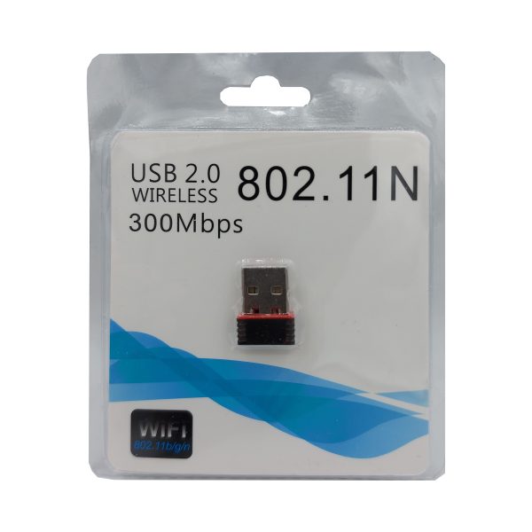 کارت شبکه بی سیم USB مدل WIFI 802.11b/g/n