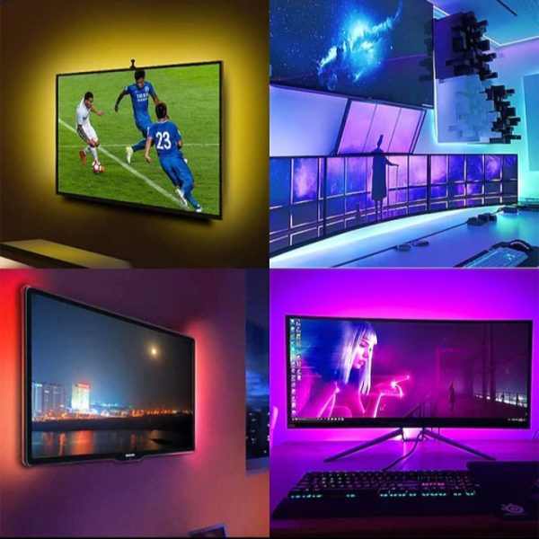 ریسه ال ای دی دریم لایت مدل RGB 5050 طول 5 متر