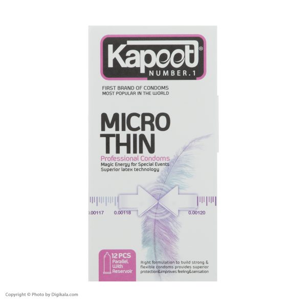 کاندوم کاپوت مدل Micro Thin بسته 12 عددی